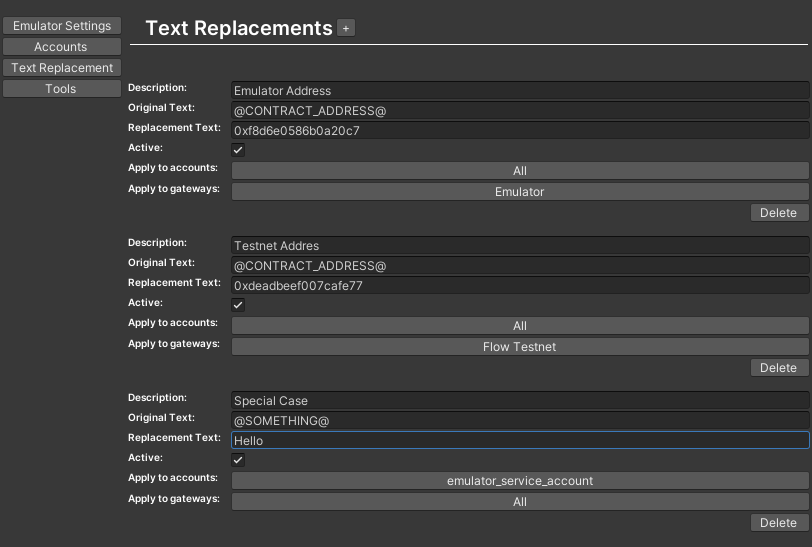 FlowControl Text Replacement